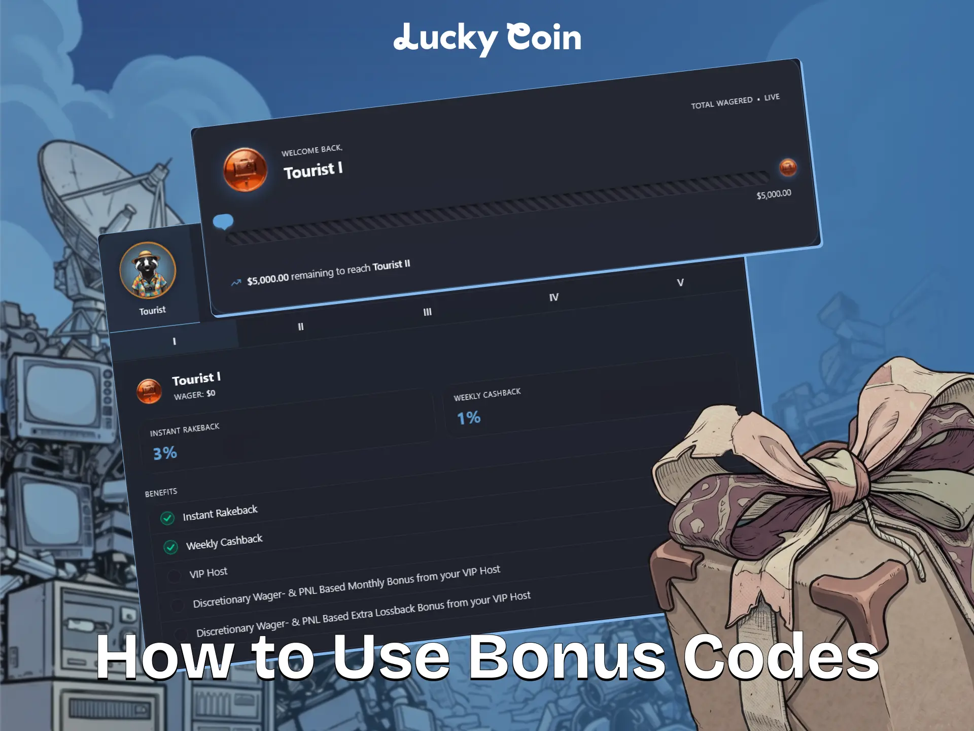 Learn how to activate bonus codes on Lucky Coin and win.