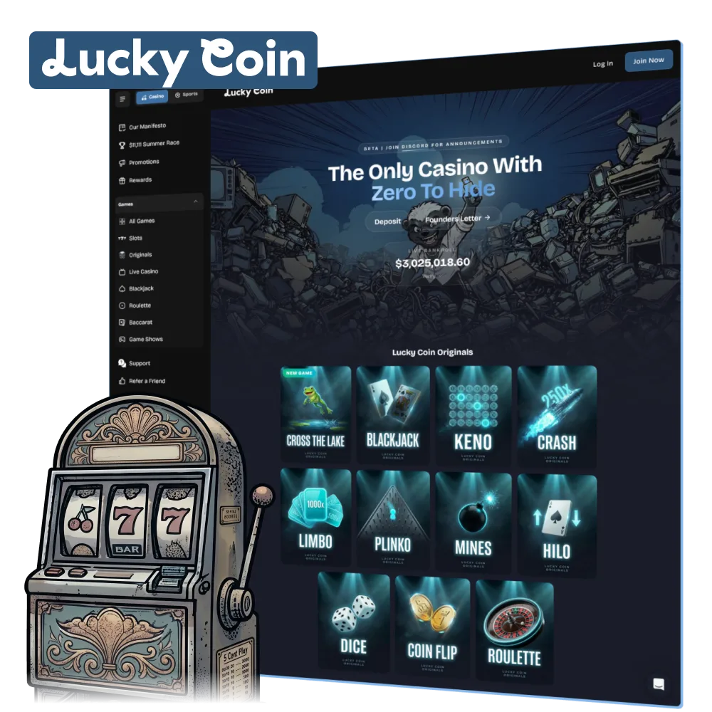 Explore the Official Lucky Coin platform for sports betting and casino.
