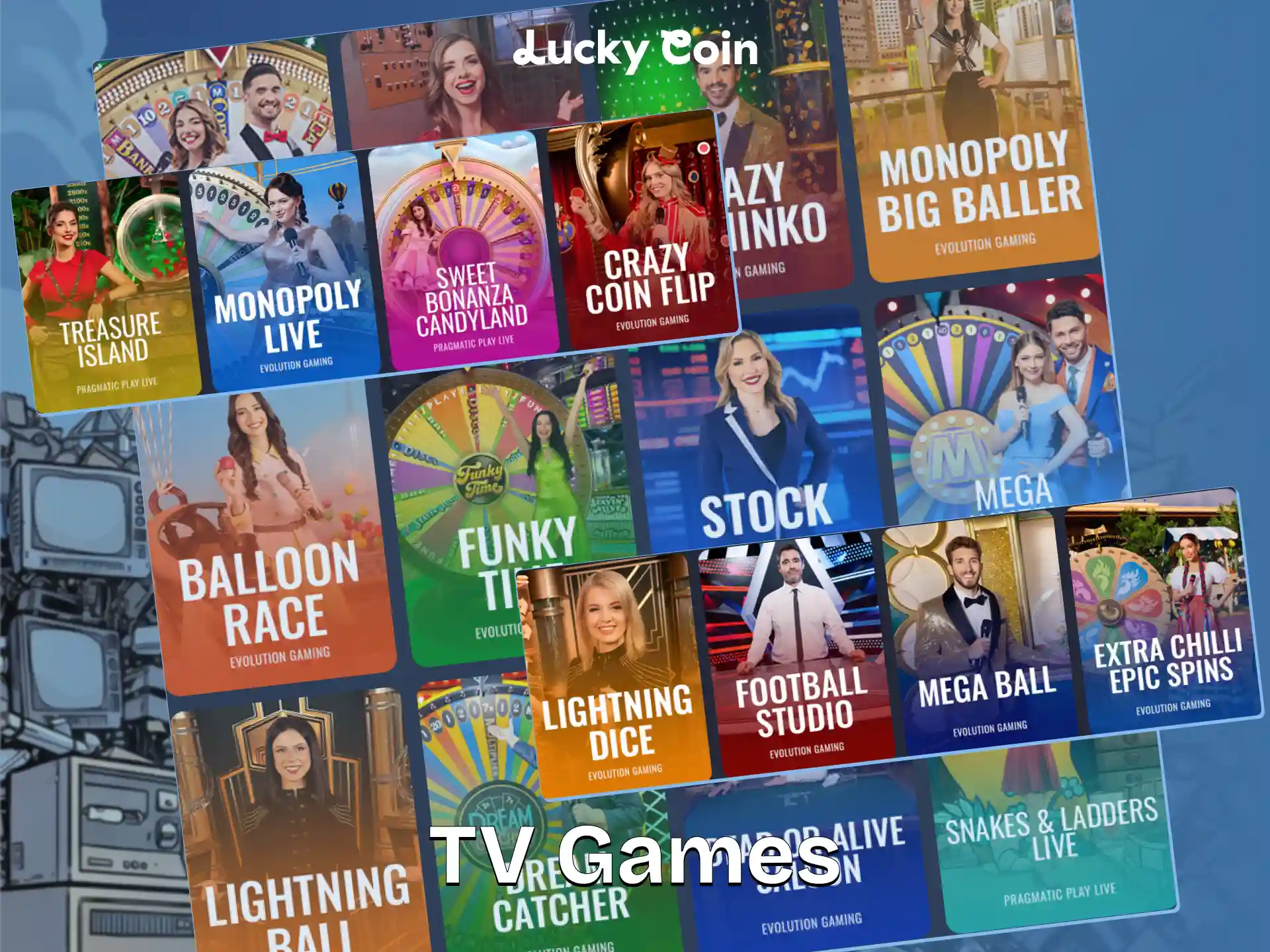 Participate in exciting live lottery streams at Lucky Coin.