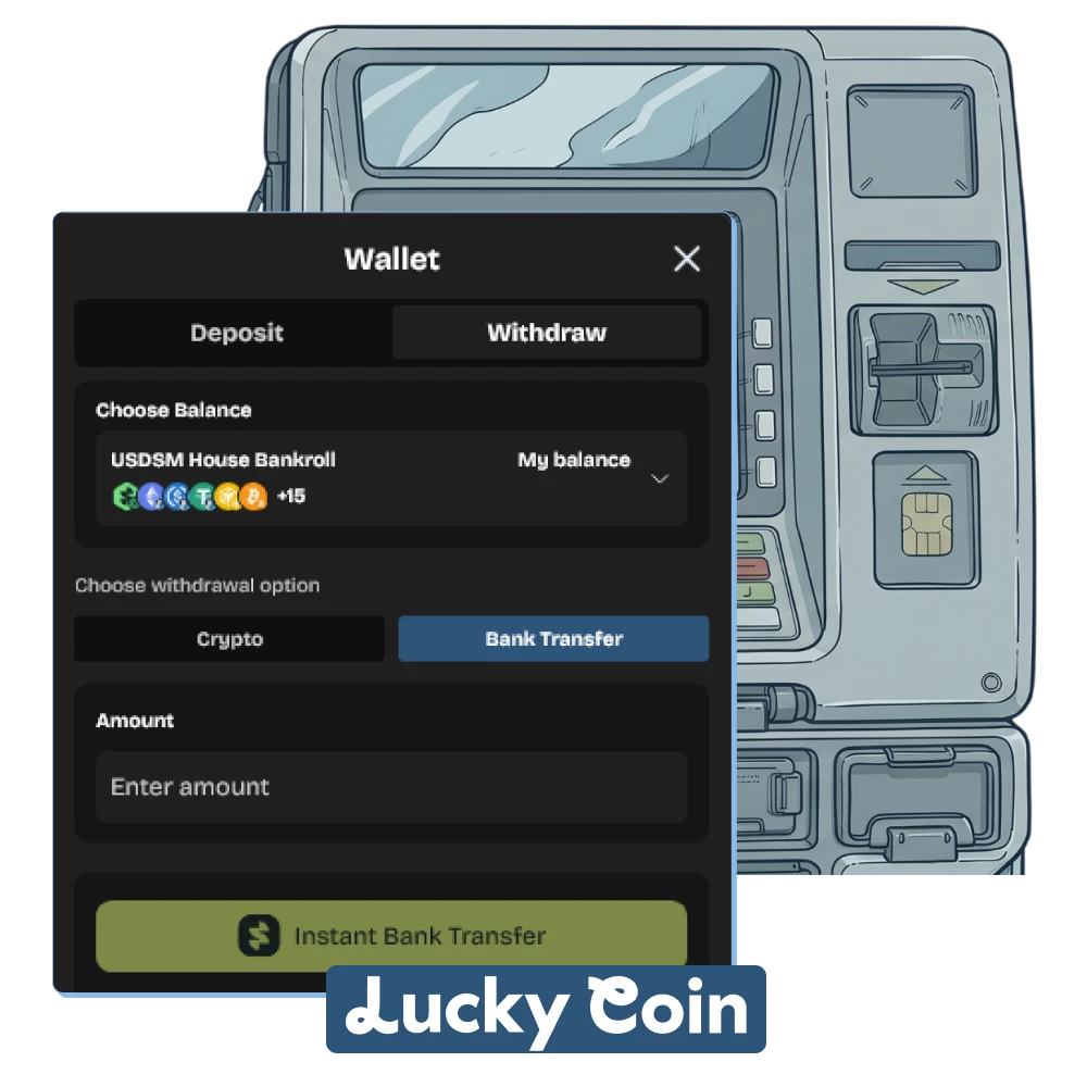 Explore Lucky Coin withdrawal limits and choose the fastest payout method.